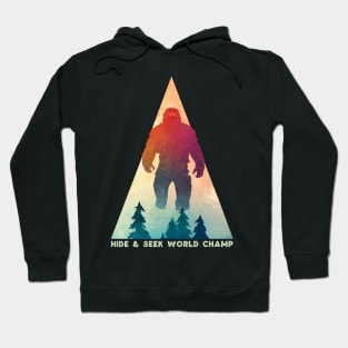 Geometric Sasquatch Hide and Seek Hoodie